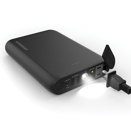 Hypergear Power Brick 24000mAh AC Laptop Power Bank, Black 15695